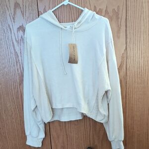 Project Social T Cream Hoodie Sweatshirt